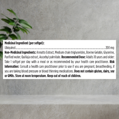 Designs for Health CoQnol™ 200 , 60 Softgels - Image 2