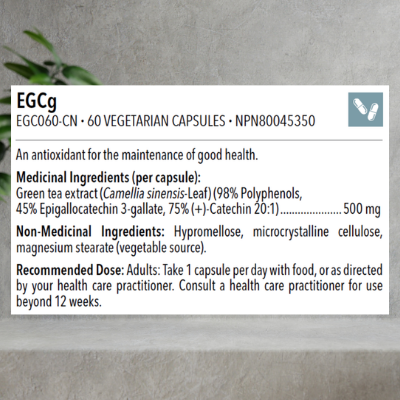 Designs for Health EGCg , 60 Capsules - Image 2