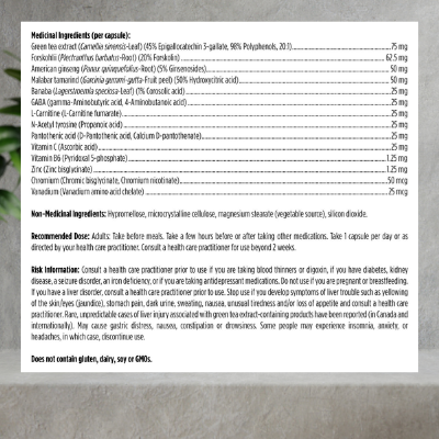 Designs for Health EndoTrim™ , 120 Capsules - Image 2