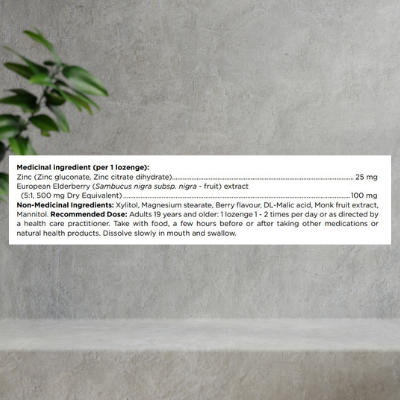 Designs for Health Immuno-Zn™ Lozenge , 90 Lozenges - Image 2
