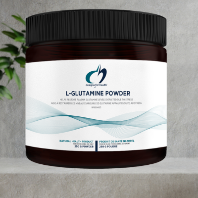 Designs for Health L-Glutamine Powder , 250 g Powder