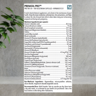 Designs for Health Prenatal Pro™ , 120 Capsules - Image 2